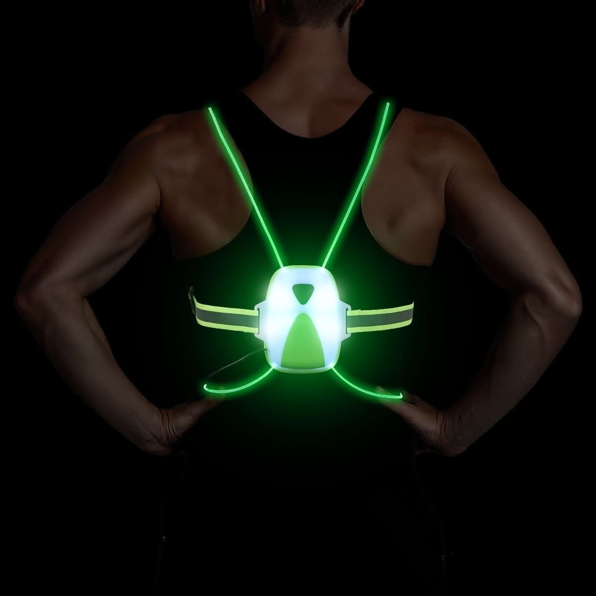 REFLECTGLOW – Verstellbare LED-Sicherheitsweste für maximale Sichtbarkeit