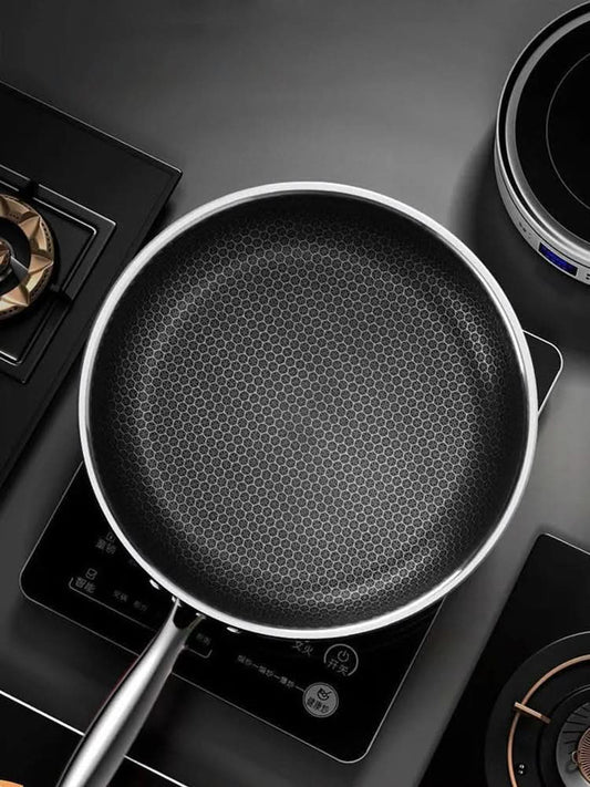 STEELCORE – Edelstahl Bratpfanne für Energiesparendes & Langlebiges Kochen