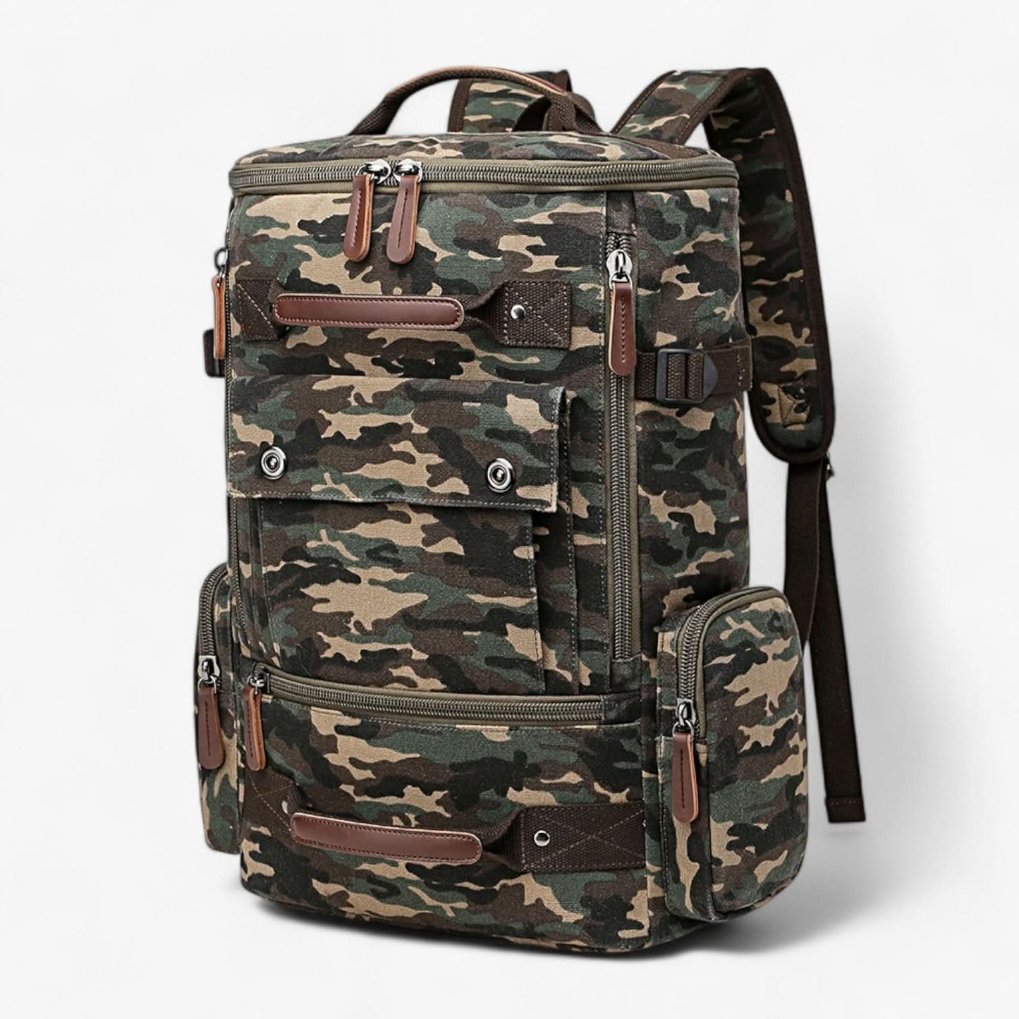 VINTAGECANVAS Rucksack – Stilvoll & Funktional mit Laptopfach für Alltag & Abenteuer