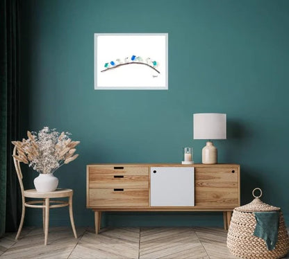 Avelnix – Bunte Vogel-Wanddekoration mit Astmotiv