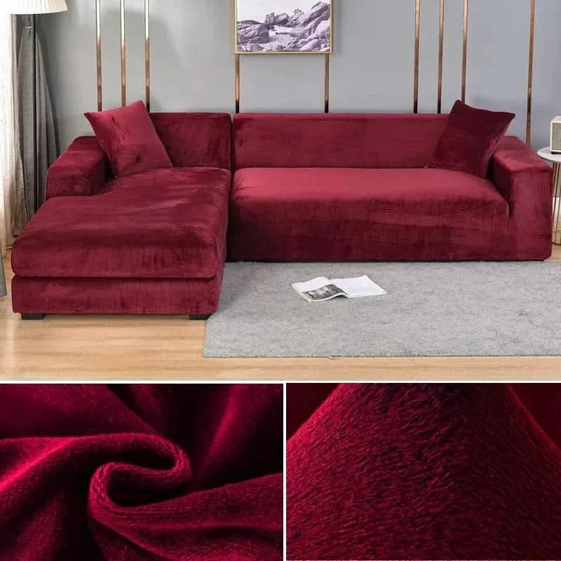SAMTLUX – Sofabezug – Elastisch & Luxuriös für jedes Wohnzimmer