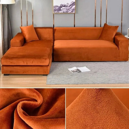 SAMTLUX – Sofabezug – Elastisch & Luxuriös für jedes Wohnzimmer