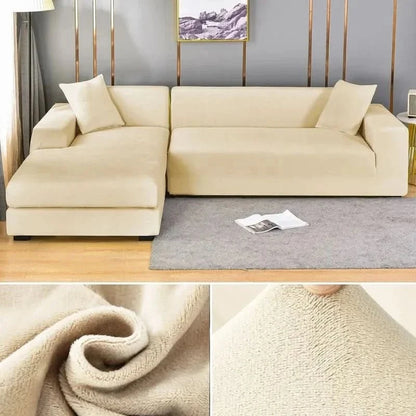 SAMTLUX – Sofabezug – Elastisch & Luxuriös für jedes Wohnzimmer
