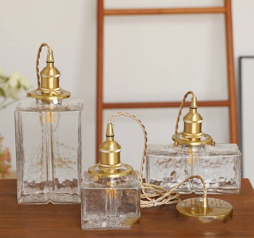 Fatima – Moderne Retro-Glas-Hängelampe