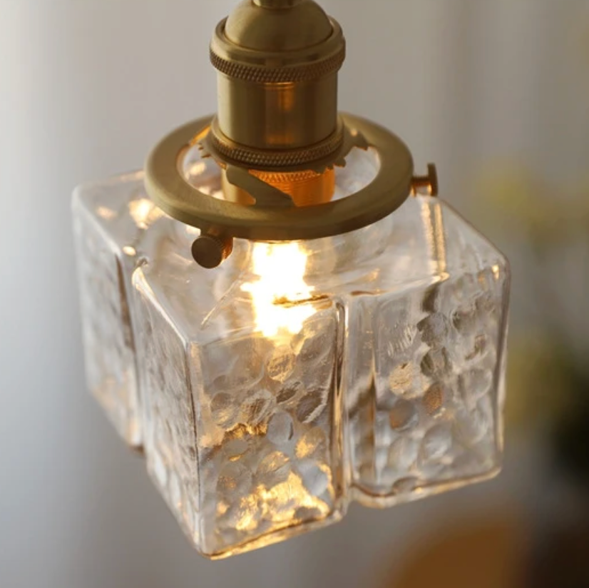 Fatima – Moderne Retro-Glas-Hängelampe