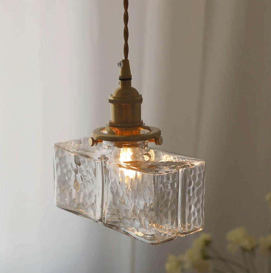 Fatima – Moderne Retro-Glas-Hängelampe