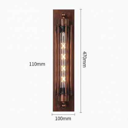 REGALIGHT – Klassische Vintage-LED-Wandleuchte für Stimmungsvolle Beleuchtung