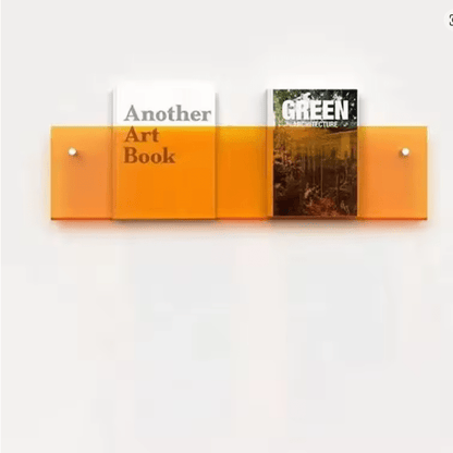 MODURACK – Minimalistischer Acryl-Wandhalter für Magazine in modernen Räumen