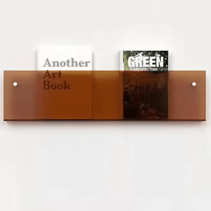 MODURACK – Minimalistischer Acryl-Wandhalter für Magazine in modernen Räumen