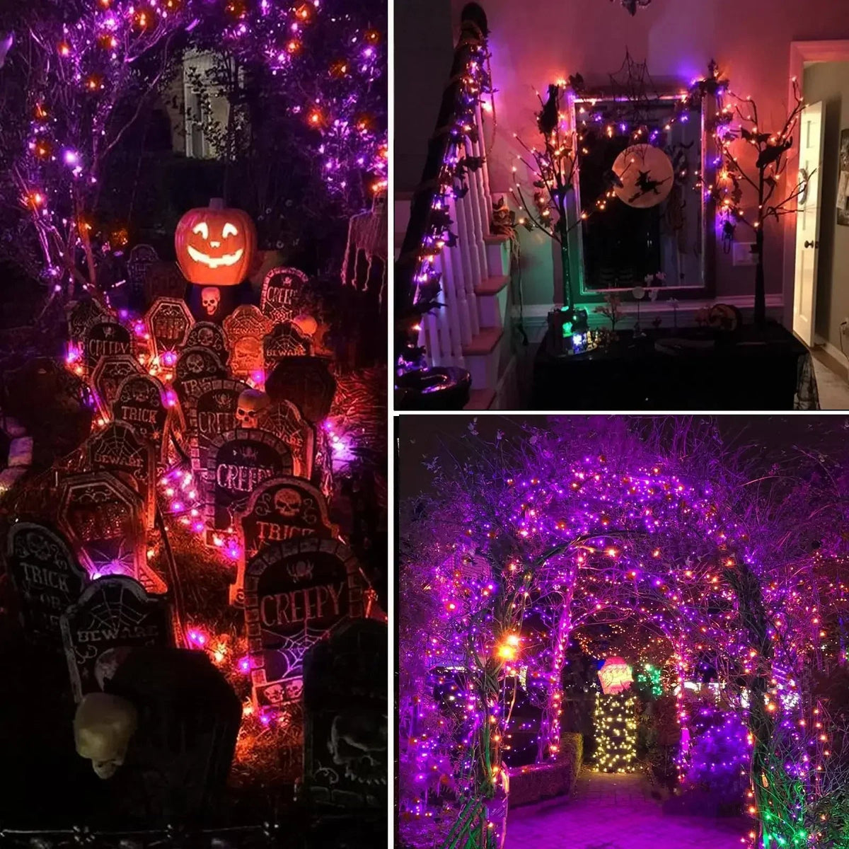Witchbeam – LED-Halloween-Lichterkette mit acht wählbaren Beleuchtungsmodi
