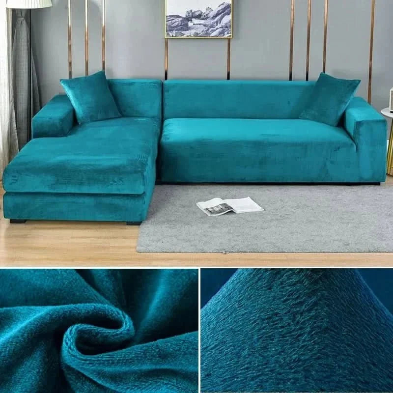 SAMTLUX – Sofabezug – Elastisch & Luxuriös für jedes Wohnzimmer