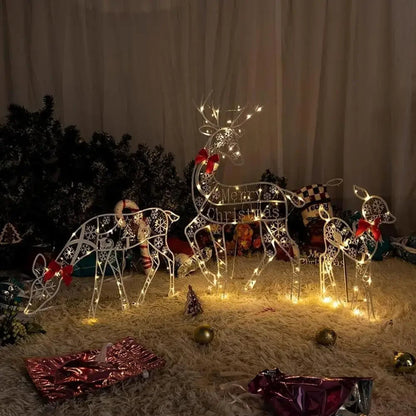 Deerhaven – Beleuchtete Rentierfigur mit integrierter LED für Weihnachtsdekoration