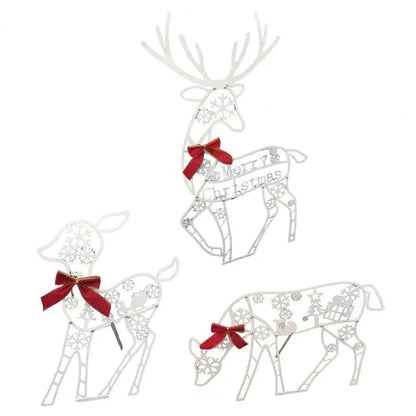 Deerhaven – Beleuchtete Rentierfigur mit integrierter LED für Weihnachtsdekoration