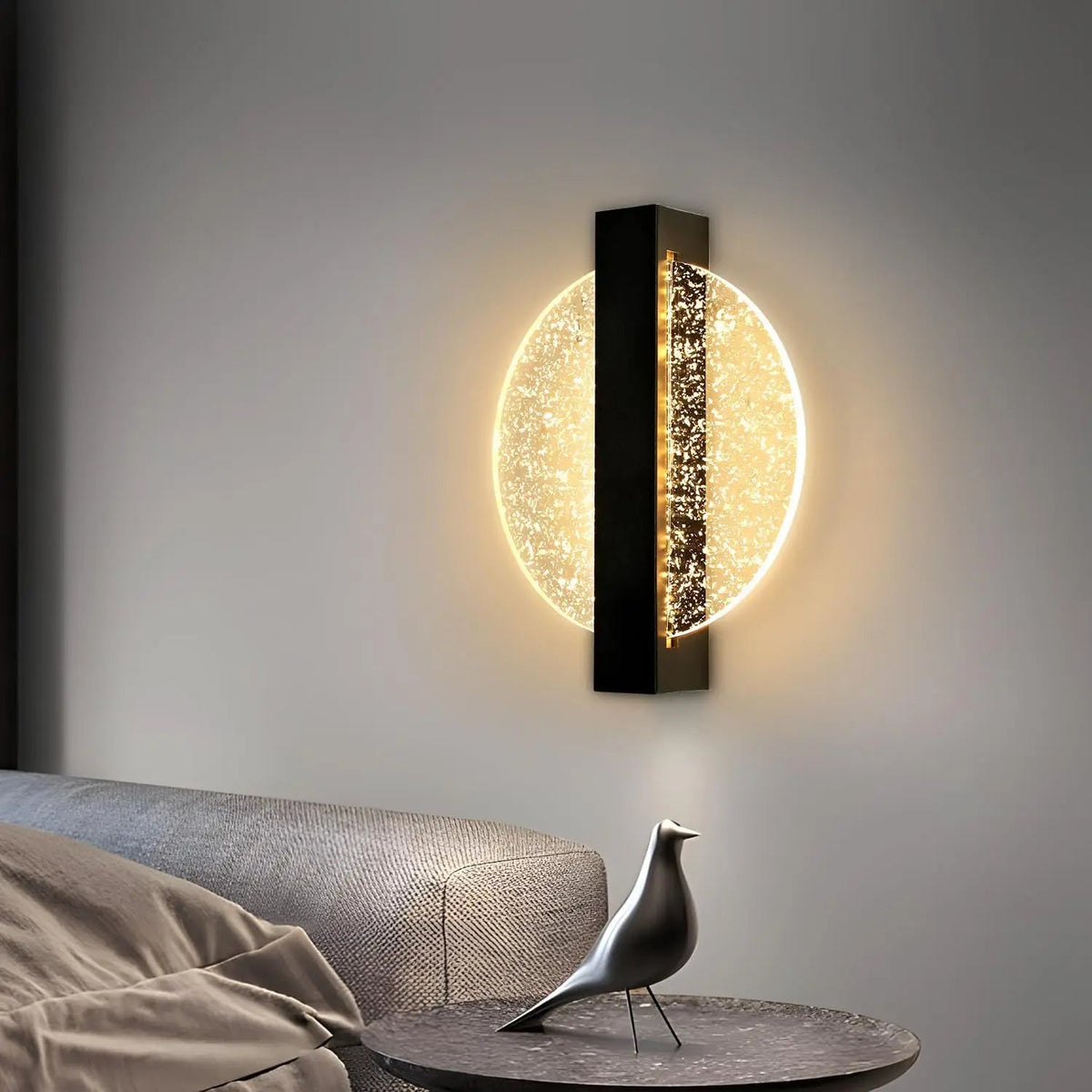 Raynora – Runde Wandleuchte mit LED-Beleuchtung