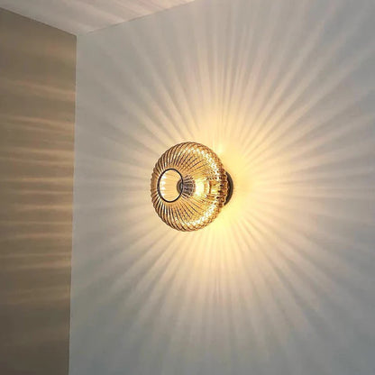 AuraGlas Bauhaus Wandleuchte