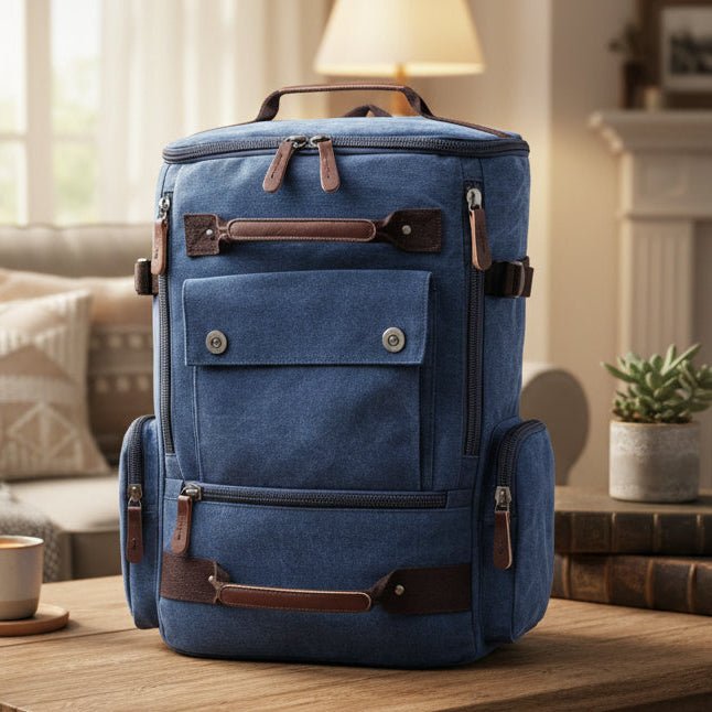 VINTAGECANVAS Rucksack – Stilvoll & Funktional mit Laptopfach für Alltag & Abenteuer