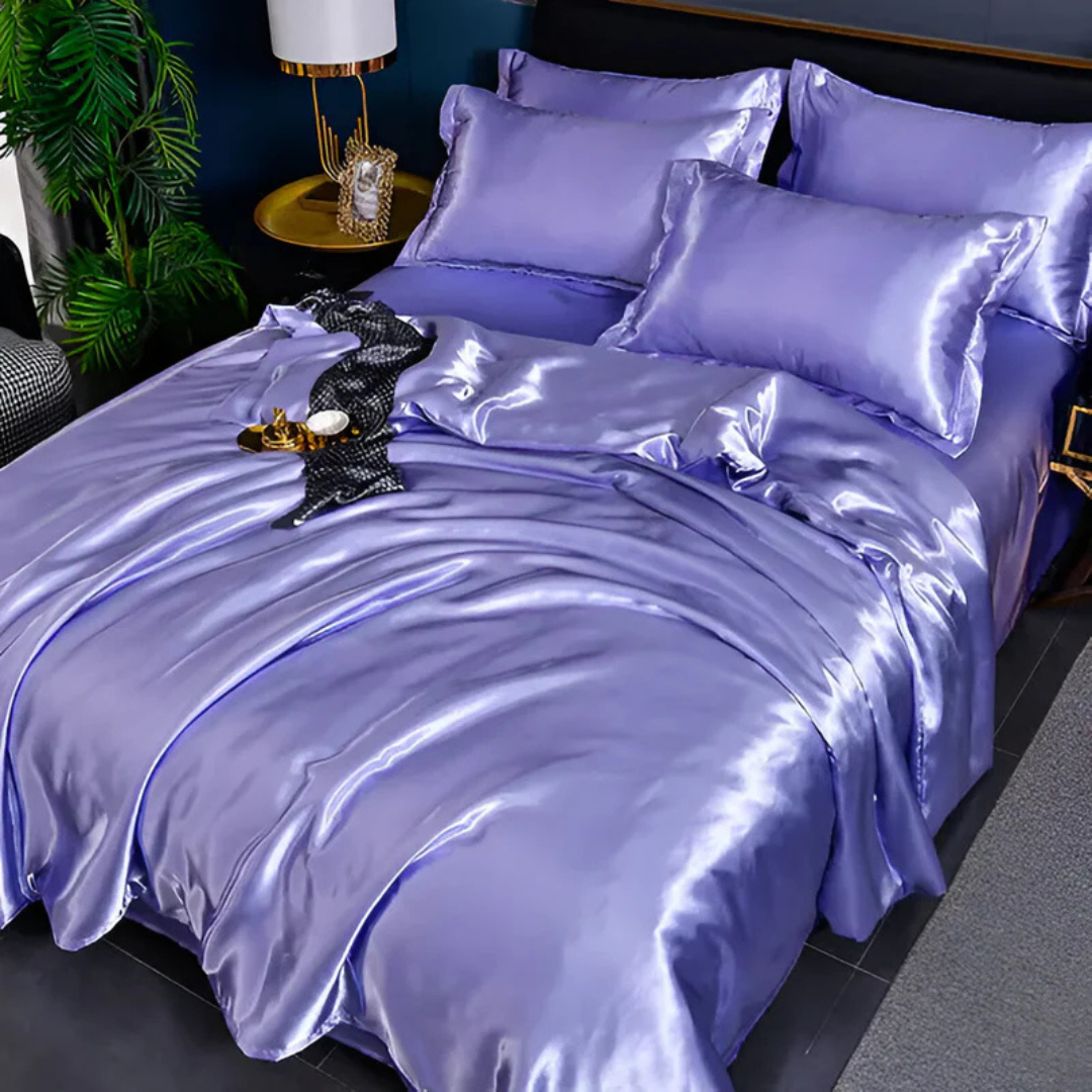 Seiden Satin Bettwäsche Set - Traumhafter Schlafkomfort