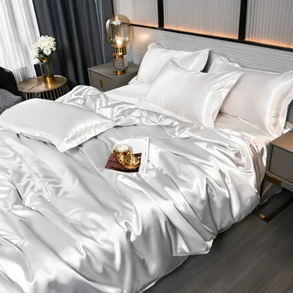 Seiden Satin Bettwäsche Set - Traumhafter Schlafkomfort