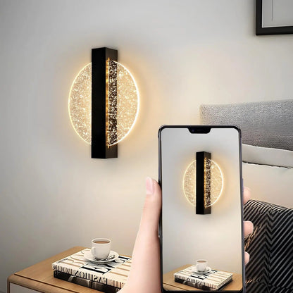 Raynora – Runde Wandleuchte mit LED-Beleuchtung