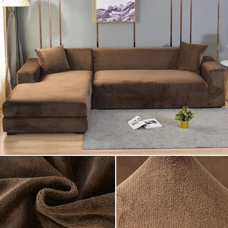 SAMTLUX – Sofabezug – Elastisch & Luxuriös für jedes Wohnzimmer