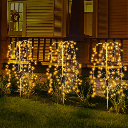 Sunburst – Solar LED Feuerwerk Gartenleuchte mit mehreren Lichtstrahlen