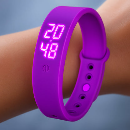 Wristora – Smartwatch mit digitaler Zeitanzeige und Temperaturüberwachung
