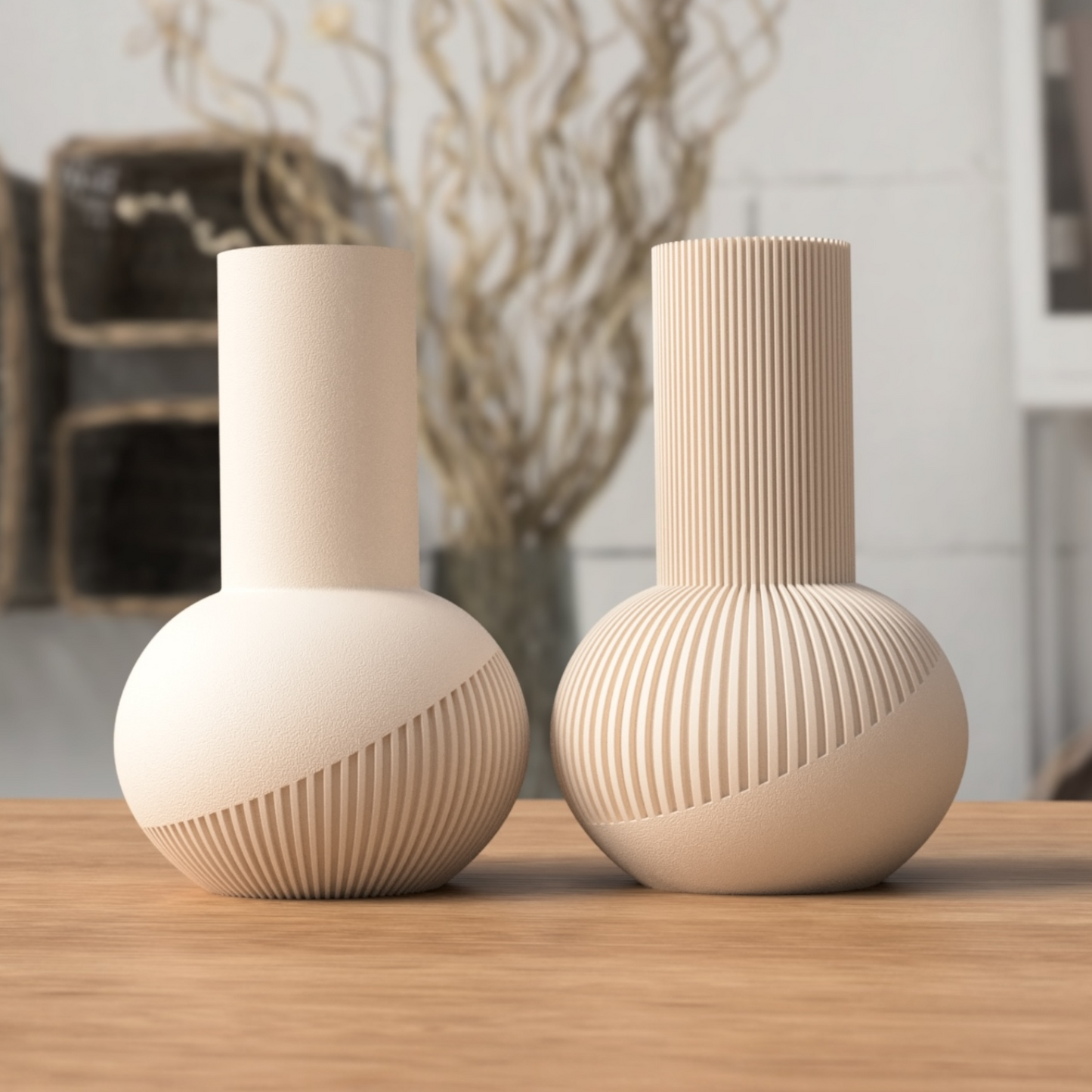 Torana Vasen - Elegantes Bodenvase Zweier Set für Räume