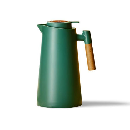Thermalkrug Mit Temperaturanzeige - Natürliches Holzdesign