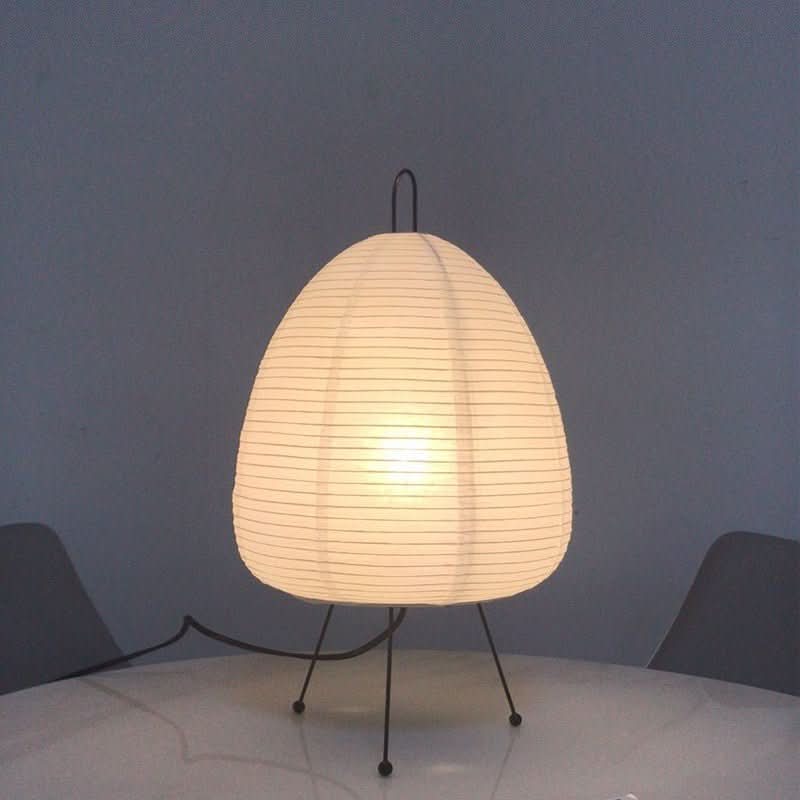 LUMIRICE – Elegante Tischlampe aus Reispapier im japanischen Design