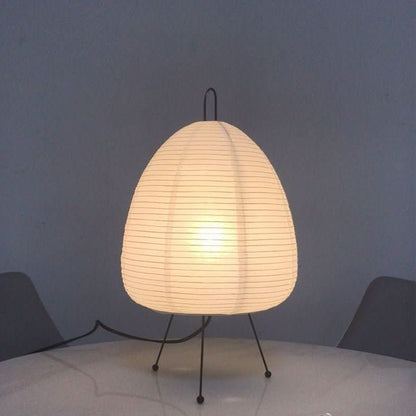 LUMIRICE – Elegante Tischlampe aus Reispapier im japanischen Design