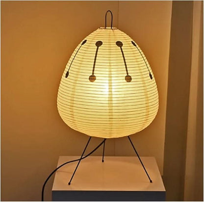 LUMIRICE – Elegante Tischlampe aus Reispapier im japanischen Design