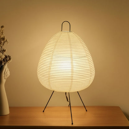LUMIRICE – Elegante Tischlampe aus Reispapier im japanischen Design