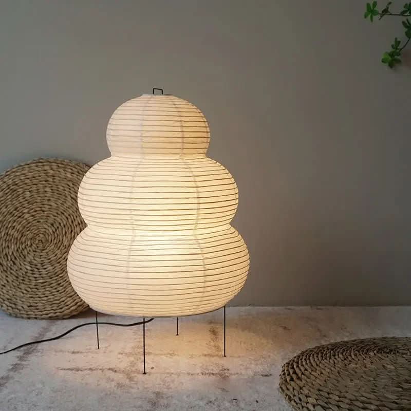 LUMIRICE – Elegante Tischlampe aus Reispapier im japanischen Design