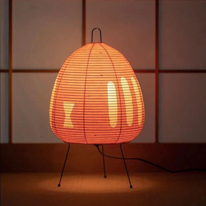 LUMIRICE – Elegante Tischlampe aus Reispapier im japanischen Design