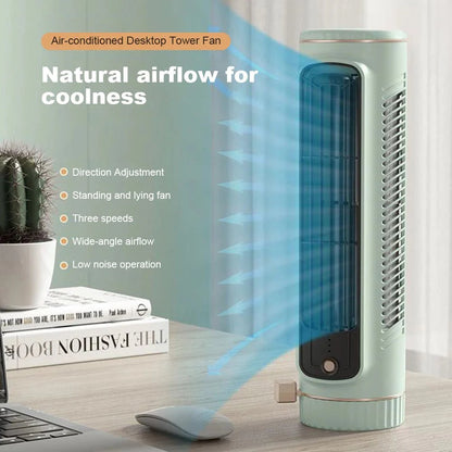 AEROTOWER – Flügelloser Turmventilator für leise 360°-Raumkühlung