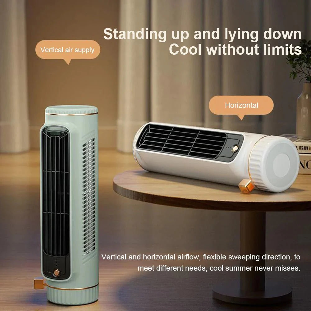 AEROTOWER – Flügelloser Turmventilator für leise 360°-Raumkühlung