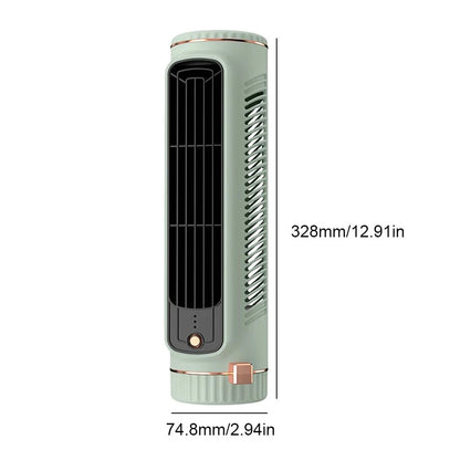 AEROTOWER – Flügelloser Turmventilator für leise 360°-Raumkühlung