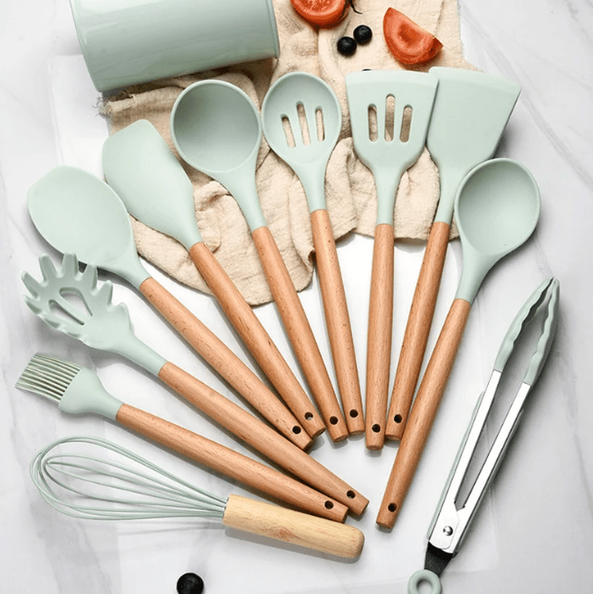 Ungiftige Kochutensilien aus BPA - Edles Marmor-Design