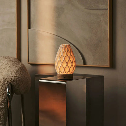 Vela Kabellose Tischlampe - Natürliches Holzdesign