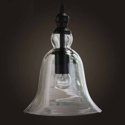 Vintage Glasglocken Pendelleuchte - Zeitloser Retro-Charme