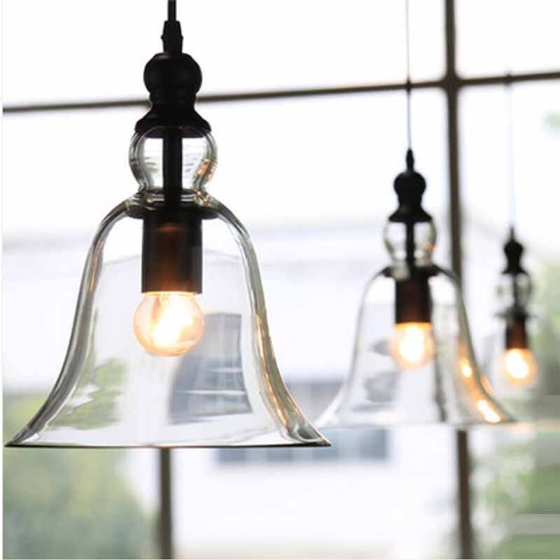 Vintage Glasglocken Pendelleuchte - Zeitloser Retro-Charme
