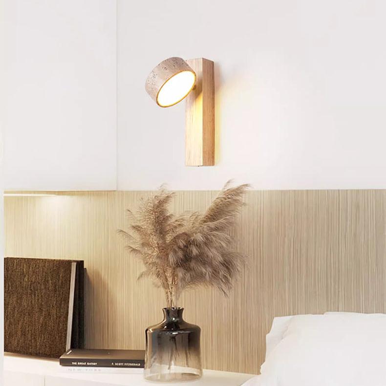 WabiSabi Travertin - Elegante Wandleuchte mit warmem Licht