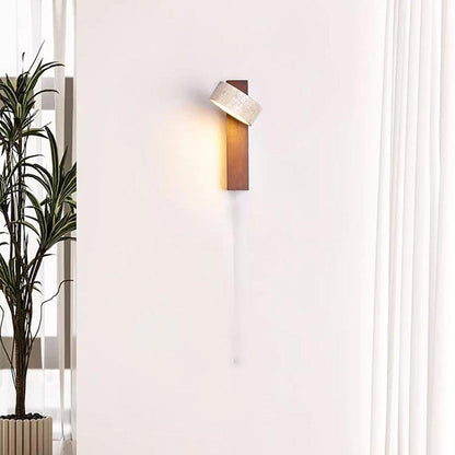 WabiSabi Travertin - Elegante Wandleuchte mit warmem Licht