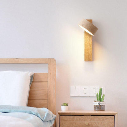 WabiSabi Travertin - Elegante Wandleuchte mit warmem Licht