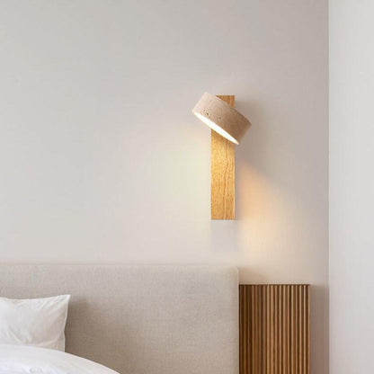 WabiSabi Travertin - Elegante Wandleuchte mit warmem Licht