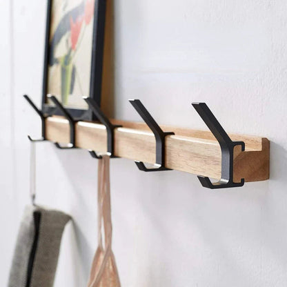 Wandgarderobe Mit Beweglichen Doppelhaken - Ordnung mit Stil
