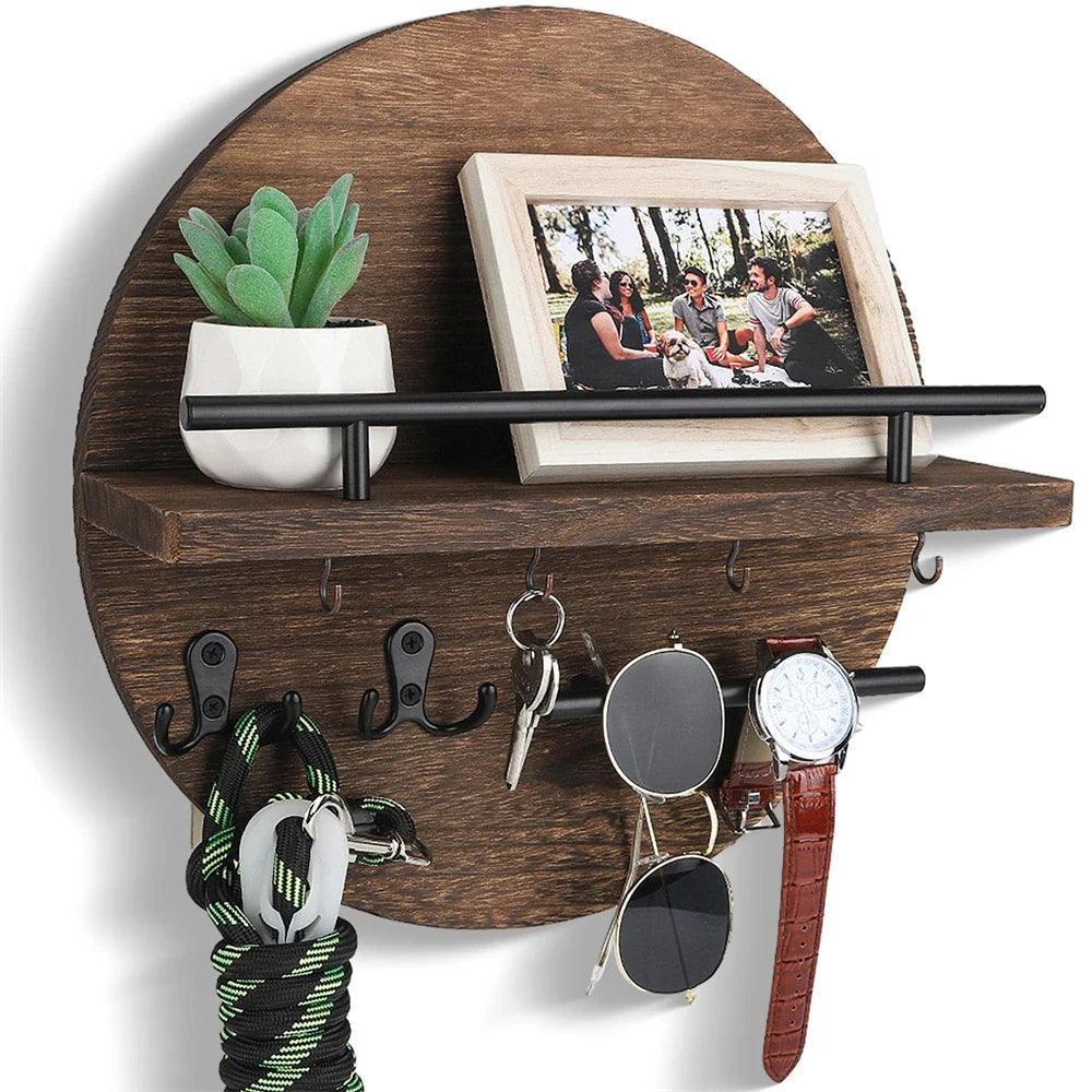 Schlüsselhalter aus Holz - Natürliches Holzdesign
