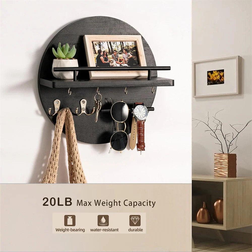 Schlüsselhalter aus Holz - Natürliches Holzdesign
