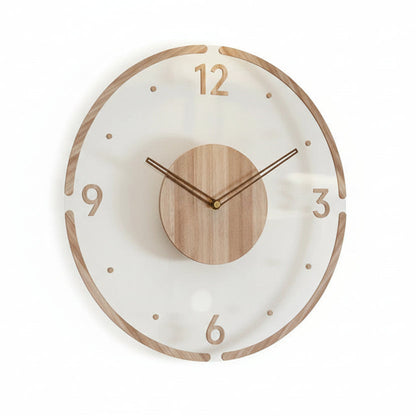 NORDIC CLOCK – Geräuschlose Wanduhr aus Holz im minimalistischen Design