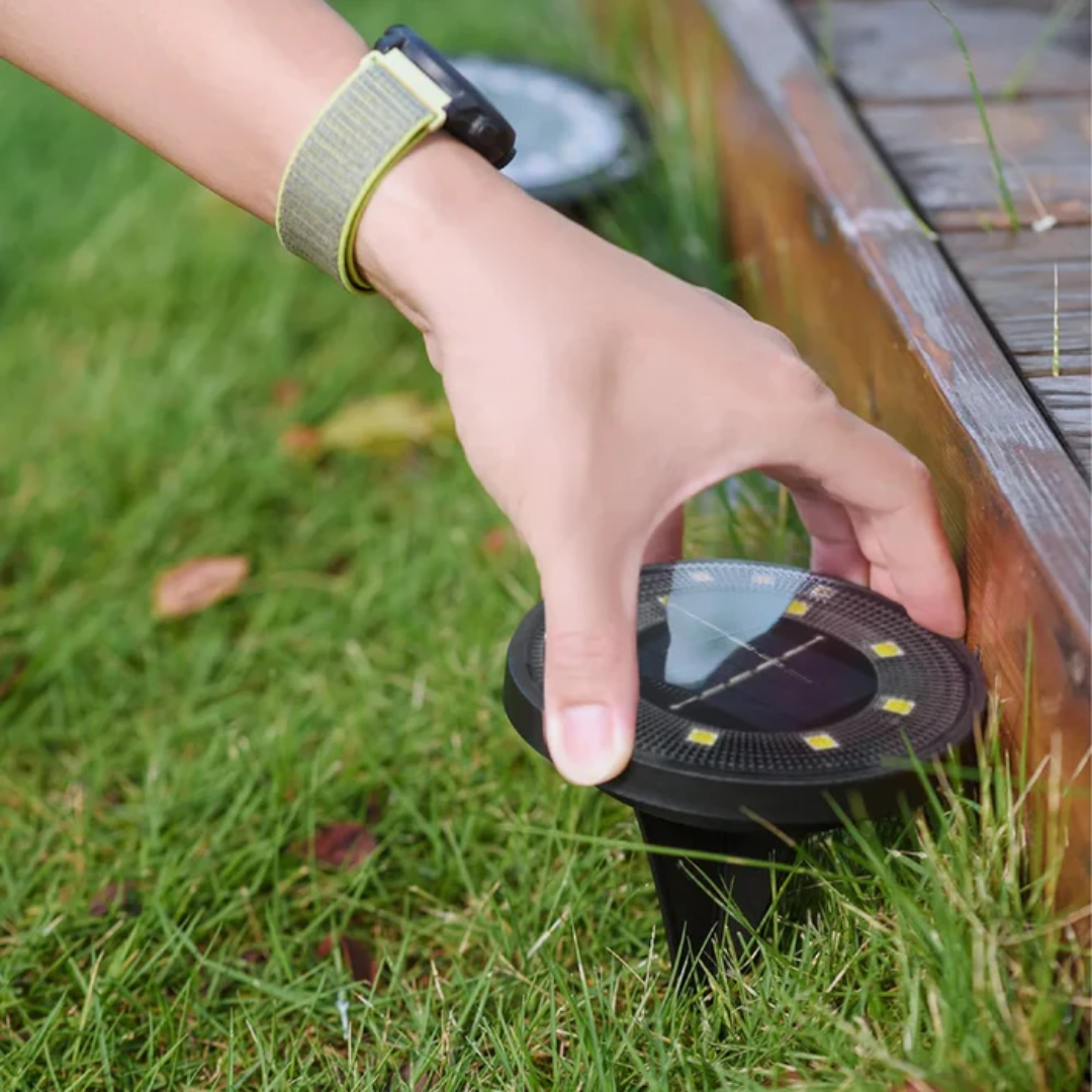 Wasserdichte Solar Außenlampe - Wetterfeste Beleuchtung